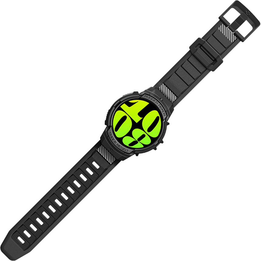 Oryginalne etui z paskiem od marki Spigen z serii Rugged Armor Pro do Galaxy Watch 6 44 mm